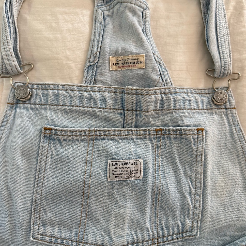 Levi's Light Blue Denim Romper - Picture 2 of 4